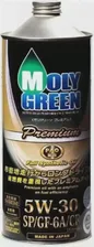 Масло мотоpное Moly Green Premium 5W30 SP/GF6A/CF 1л