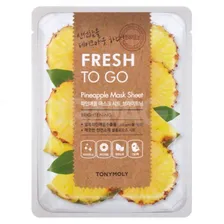 TONY MOLY Fresh To Go Pineapple Mask Sheet Маска осветляющая с ананасом, 22 г