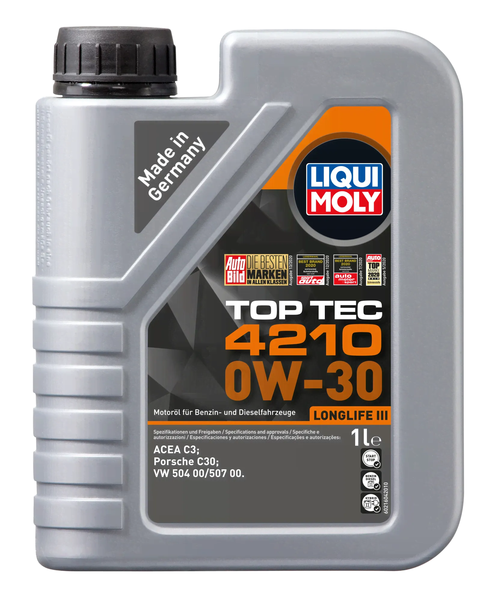 Liqui Moly Top Tec 4210 0W-30 C3 1л-0