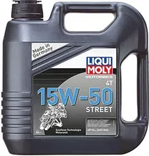 Масло для мотоциклов LIQUI MOLY SAE 15W50 Motorbike 4T Street 4 л 1689 синтетическое [1689]
