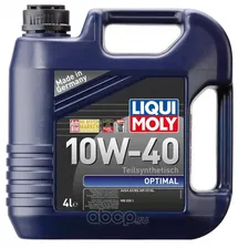 Моторное масло LIQUI MOLY Optimal 10W40 полусинтетическое (4л.) LIQUI MOLY, 3930