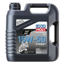 Масло моторное Liqui Moly Motorbike 4T Street 15W50 (HC-синтетическое) 4л.
