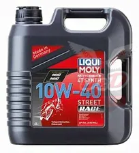 Liqui Moly Motorbike 4T Synth Street Race 10W-40 4л (Синтетическое)