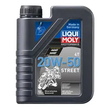 Масло моторное Liqui Moly Motorbike 4T Street 20W50 (Минеральное) 1л.
