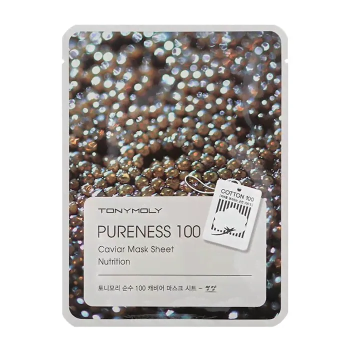 Тканевая маска Tony Moly Pureness 100 Caviar Mask Sheet-0