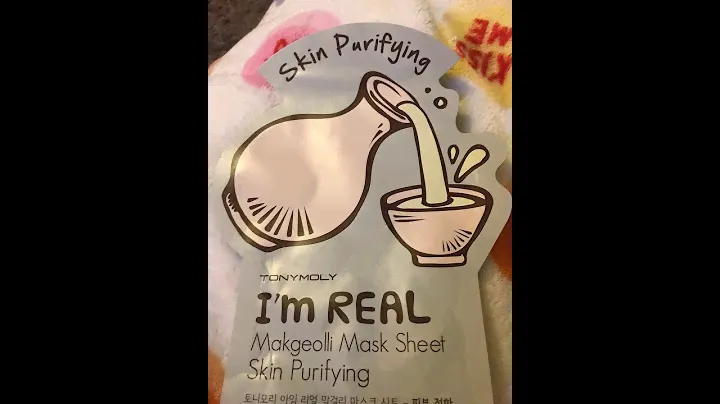 "I'm Real" Makgeolli Facial Mask| Review