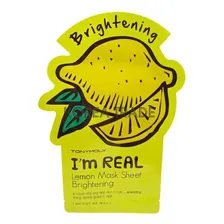Маска для лица Tony Moly I'm Real с экстрактом лимона осветляющая тканевая 21 мл