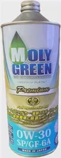 Масло мотоpное Moly Green Premium 0W30 SP/GF6 1л