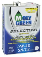 0470089 MOLY-GREEN Моторное масло Moly Green SELECTION SN/CF 5W40 4л