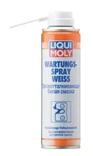 LIQUI MOLY 3953. Грязеотталкивающая белая смазка Wartungs-Spray weiss (0,25л) (3075) 3953