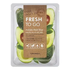 Маска тканевая для лица Tony Moly Fresh To Go Avocado с экстрактом авокадо 1 шт